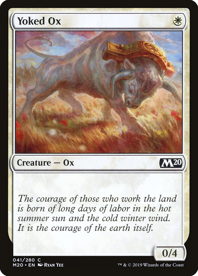 Yoked Ox [Core Set 2020] | Game Master's Emporium (The New GME)