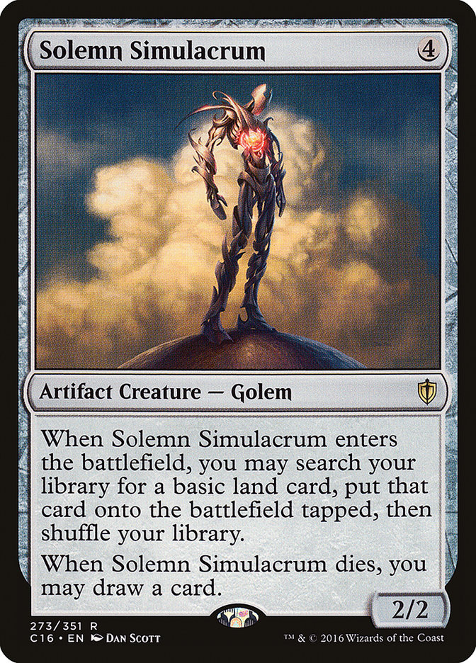 Solemn Simulacrum [Commander 2016] | Game Master's Emporium (The New GME)