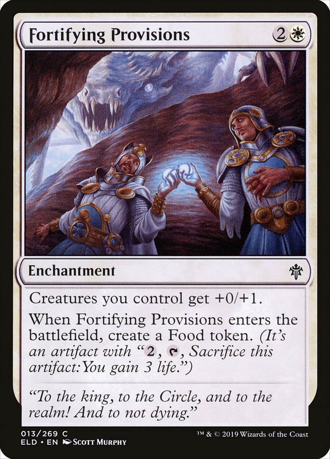 Fortifying Provisions [Throne of Eldraine] | Game Master's Emporium (The New GME)