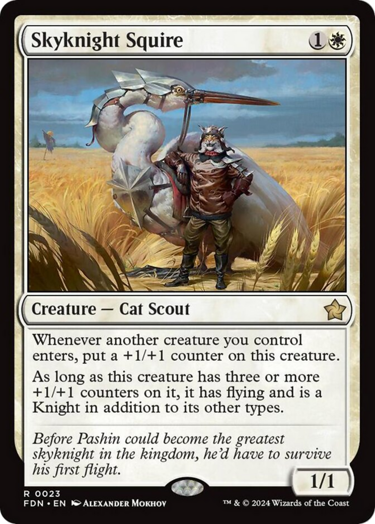 Skyknight Squire [Foundations] | Game Master's Emporium (The New GME)