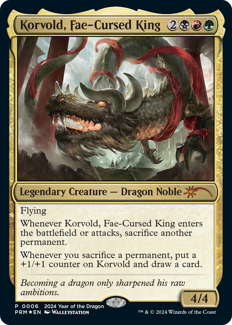 Korvold, Fae-Cursed King (Year of the Dragon 2024) [Standard Showdown Promos] | Game Master's Emporium (The New GME)