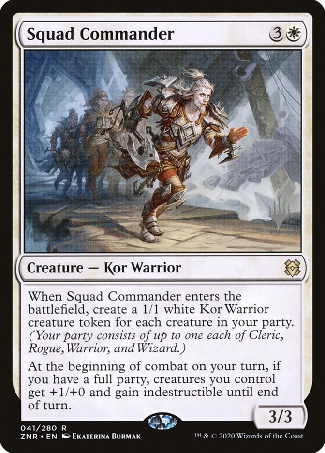 Squad Commander (Promo Pack) [Zendikar Rising Promos] | Game Master's Emporium (The New GME)
