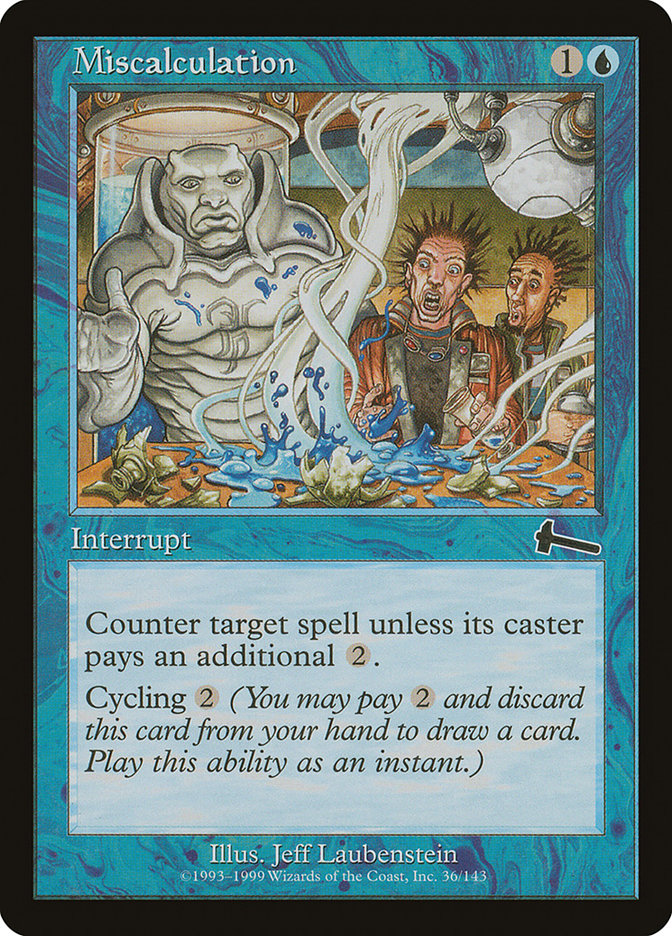 Miscalculation [Urza's Legacy] | Game Master's Emporium (The New GME)