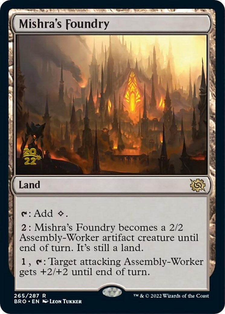 Mishra's Foundry [The Brothers' War Prerelease Promos] | Game Master's Emporium (The New GME)