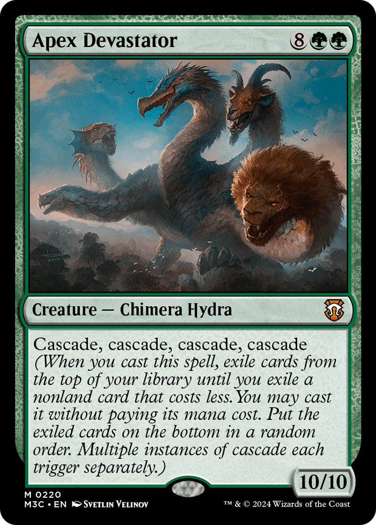 Apex Devastator (Ripple Foil) [Modern Horizons 3 Commander] | Game Master's Emporium (The New GME)