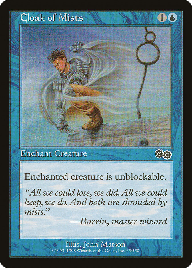 Cloak of Mists [Urza's Saga] | Game Master's Emporium (The New GME)