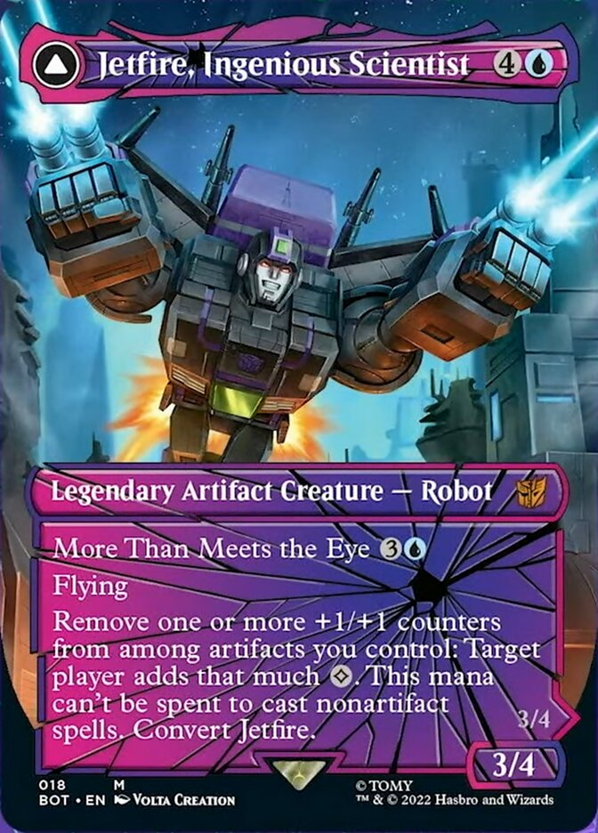 Jetfire, Ingenious Scientist // Jetfire, Air Guardian (Shattered Glass) [Transformers] | Game Master's Emporium (The New GME)