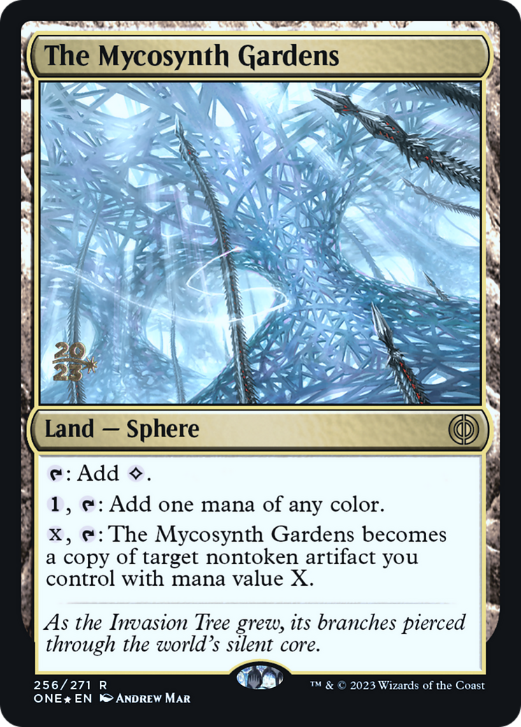 The Mycosynth Gardens [Phyrexia: All Will Be One Prerelease Promos] | Game Master's Emporium (The New GME)