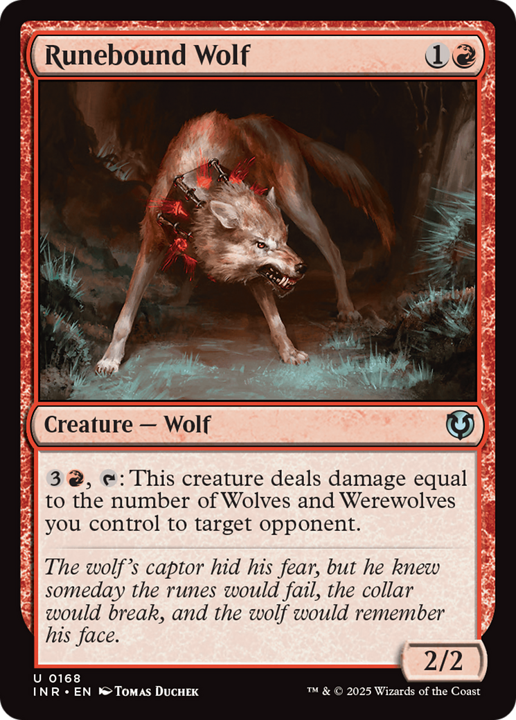 Runebound Wolf [Innistrad Remastered] | Game Master's Emporium (The New GME)