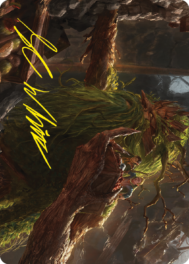 Treebeard, Gracious Host Art Card (Gold-Stamped Signature) [The Lord of the Rings: Tales of Middle-earth Art Series] | Game Master's Emporium (The New GME)