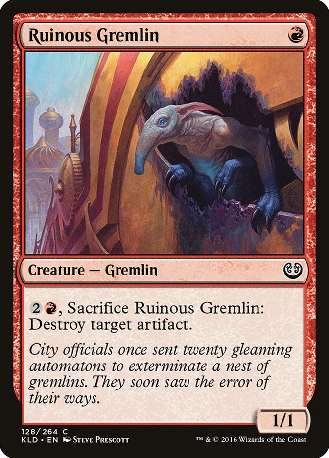 Ruinous Gremlin [Kaladesh] | Game Master's Emporium (The New GME)