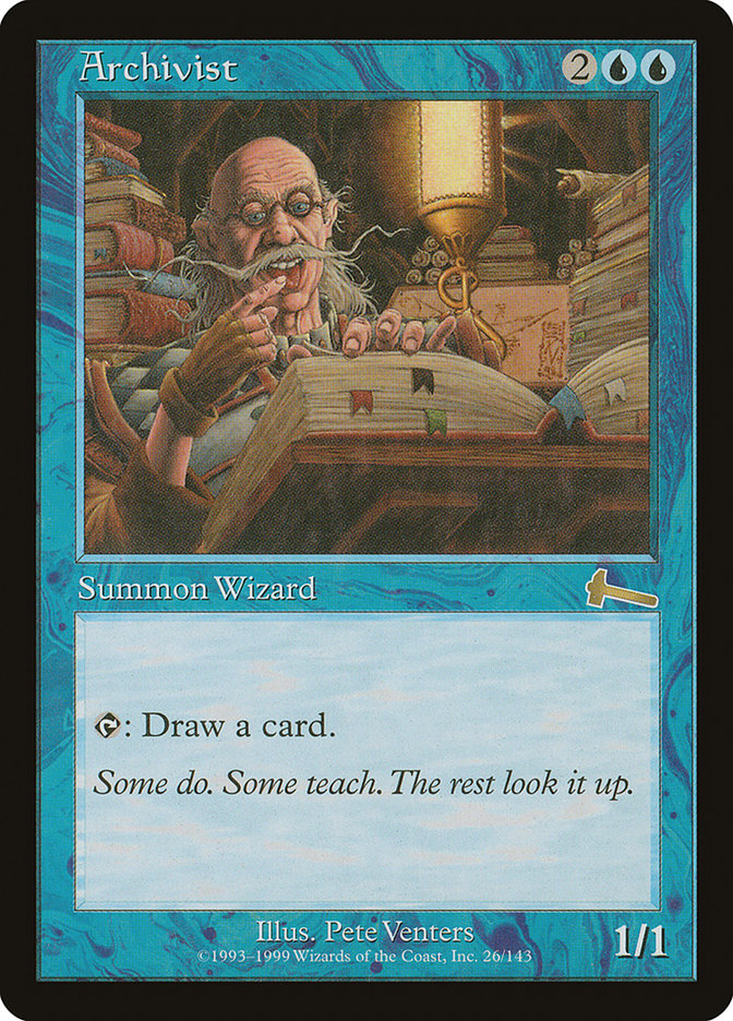 Archivist [Urza's Legacy] | Game Master's Emporium (The New GME)