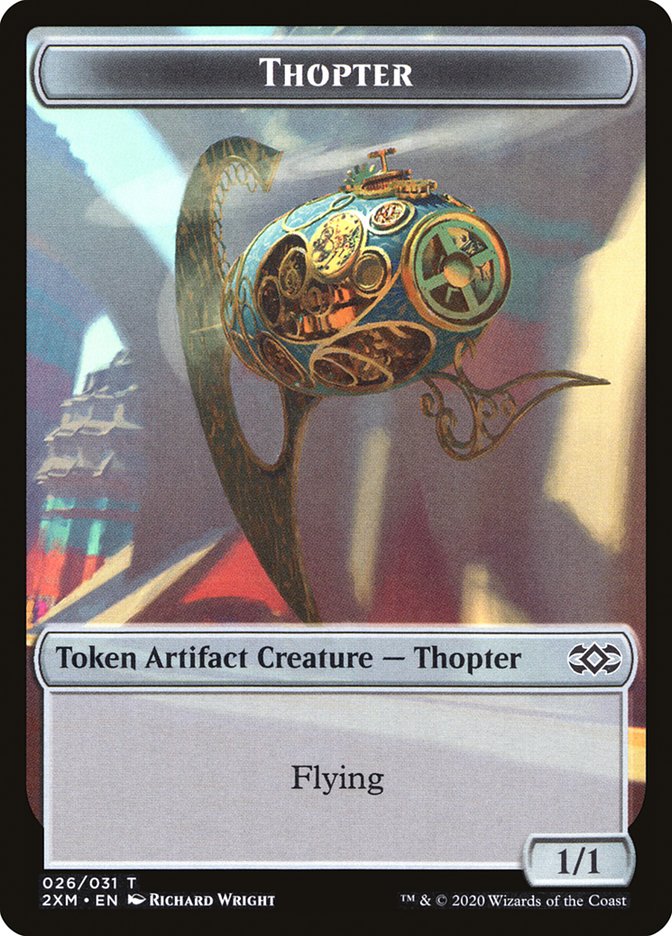 Thopter Token (026/031) [Double Masters Tokens] | Game Master's Emporium (The New GME)