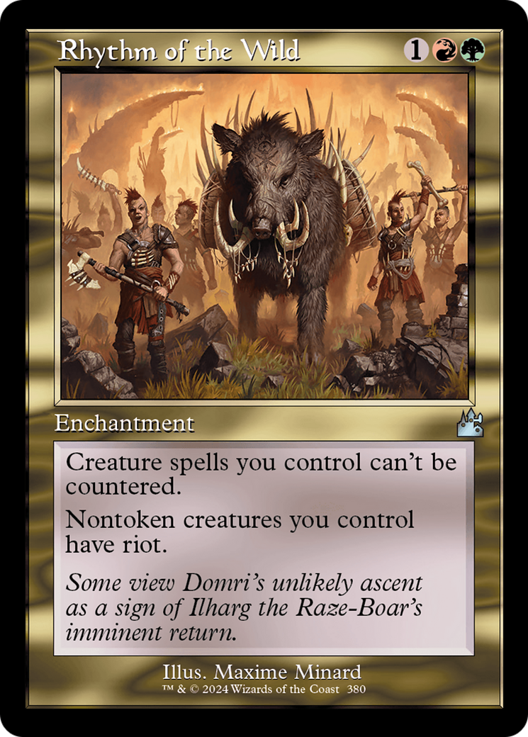 Rhythm of the Wild (Retro Frame) [Ravnica Remastered] | Game Master's Emporium (The New GME)
