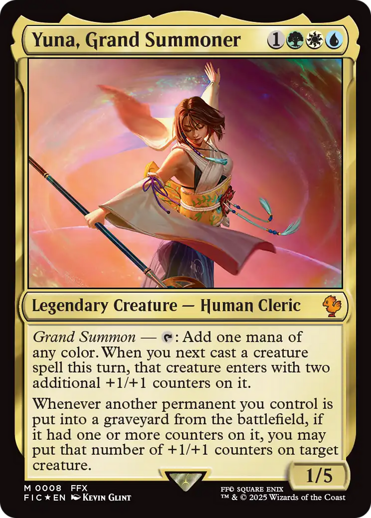 Yuna's Decision (Surge Foil) [FINAL FANTASY Commander] | Game Master's Emporium (The New GME)