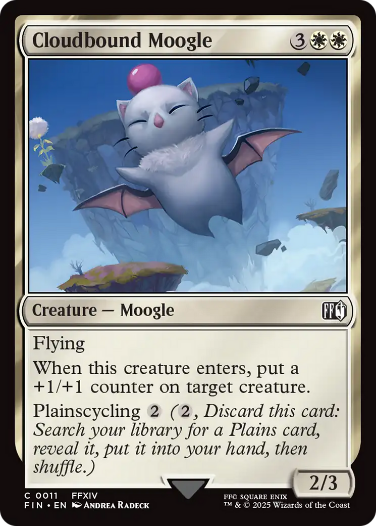 Cloudbound Moogle [FINAL FANTASY] | Game Master's Emporium (The New GME)