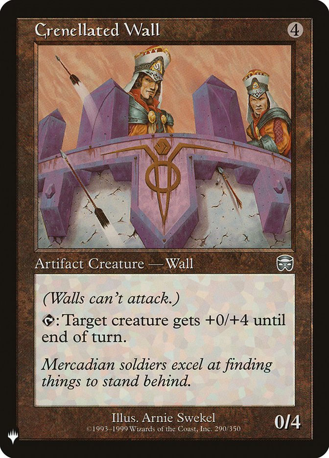 Crenellated Wall [Mystery Booster] | Game Master's Emporium (The New GME)