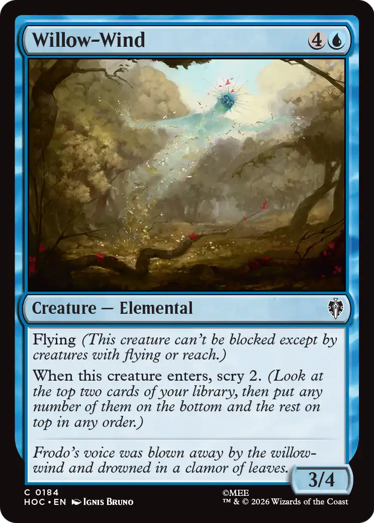 Willow-Wind [The Hobbit: Eternal-Legal] | Game Master's Emporium (The New GME)