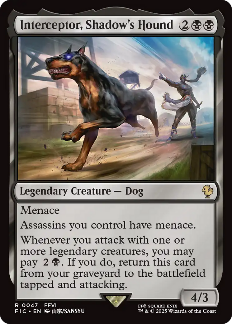 Interceptor, Shadow's Hound [FINAL FANTASY Commander] | Game Master's Emporium (The New GME)