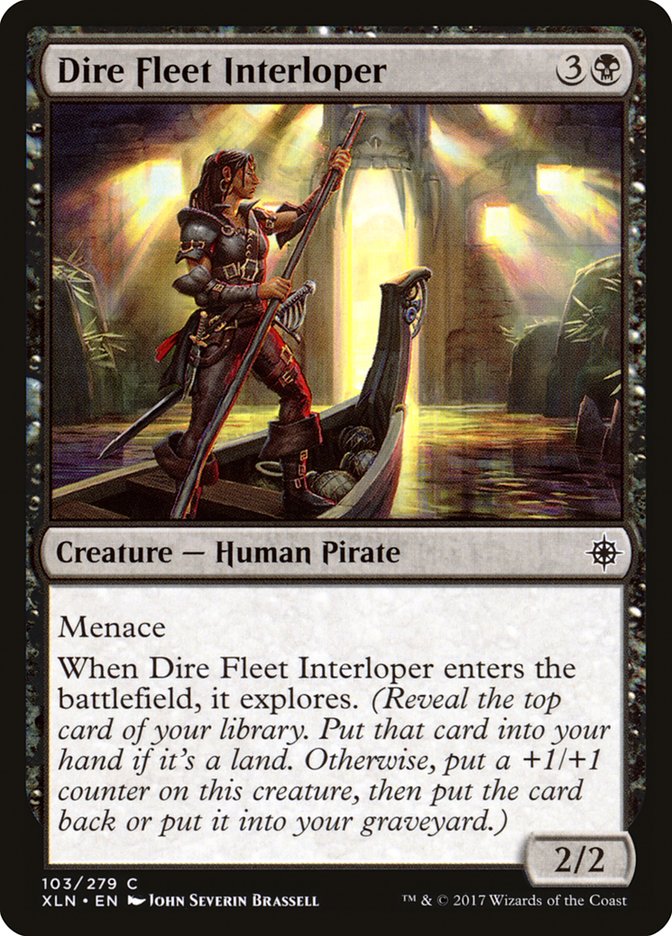 Dire Fleet Interloper [Ixalan] | Game Master's Emporium (The New GME)