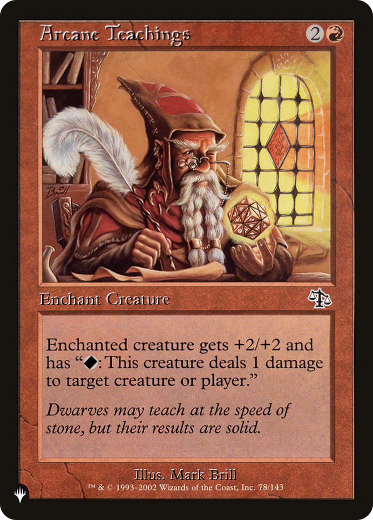 Arcane Teachings (Misprint) [The List] | Game Master's Emporium (The New GME)