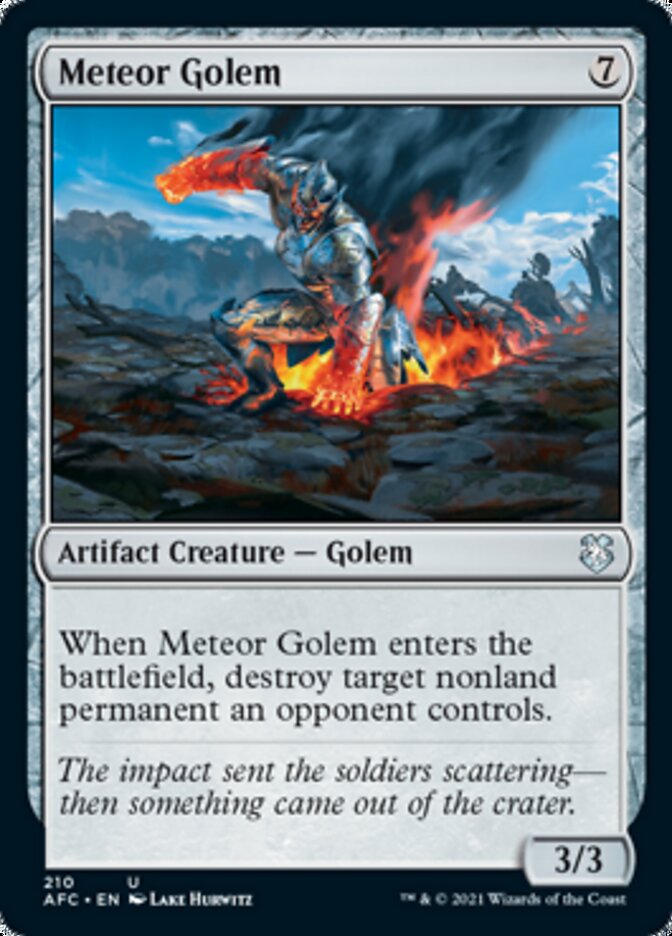 Meteor Golem [Dungeons & Dragons: Adventures in the Forgotten Realms Commander] | Game Master's Emporium (The New GME)