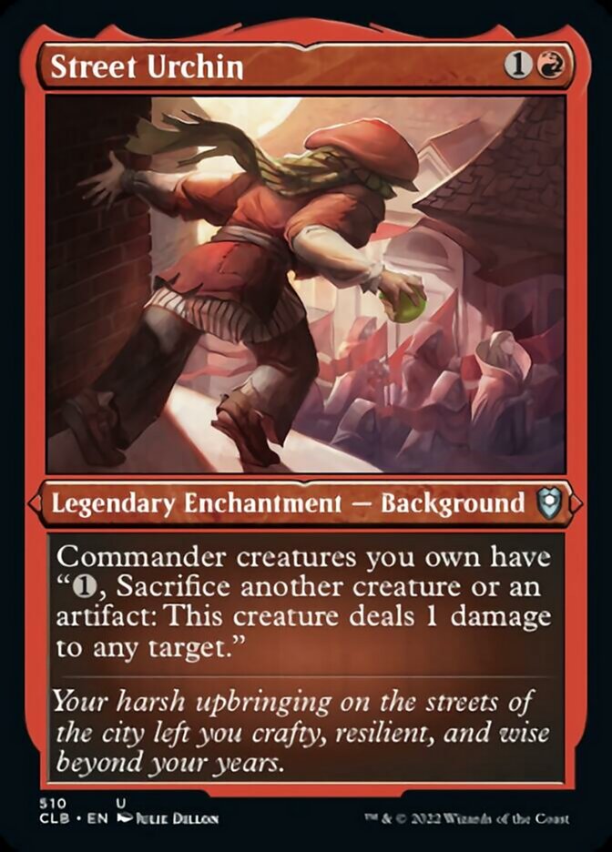 Street Urchin (Foil Etched) [Commander Legends: Battle for Baldur's Gate] | Game Master's Emporium (The New GME)
