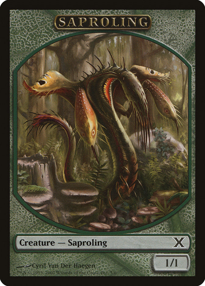 Saproling Token [Tenth Edition Tokens] | Game Master's Emporium (The New GME)