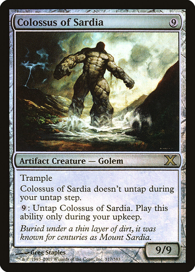 Colossus of Sardia (Premium Foil) [Tenth Edition] | Game Master's Emporium (The New GME)