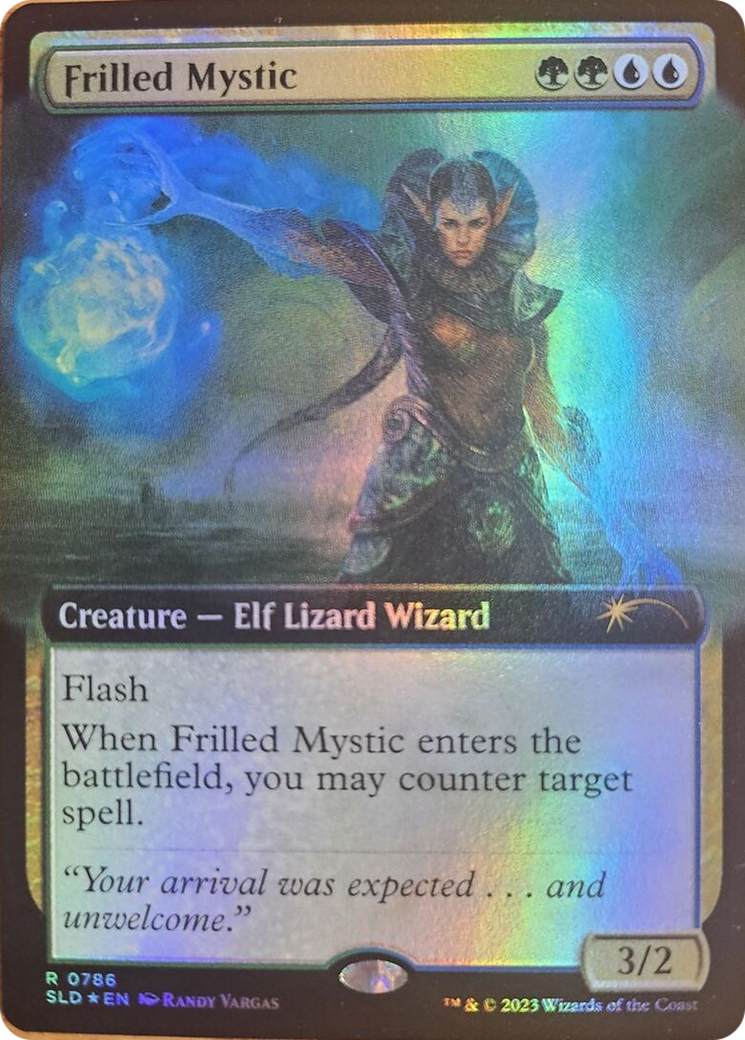 Frilled Mystic (Extended Art) [Secret Lair Drop Series] | Game Master's Emporium (The New GME)