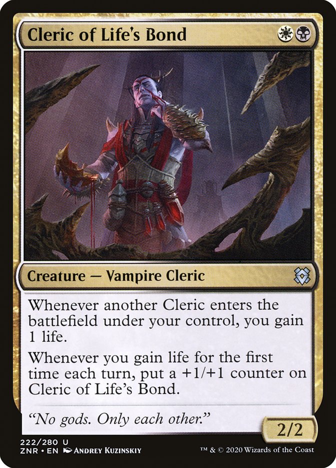 Cleric of Life's Bond [Zendikar Rising] | Game Master's Emporium (The New GME)