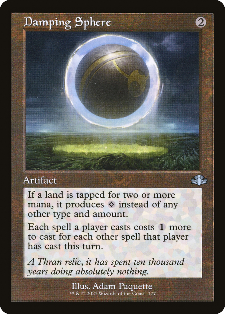 Damping Sphere (Retro) [Dominaria Remastered] | Game Master's Emporium (The New GME)