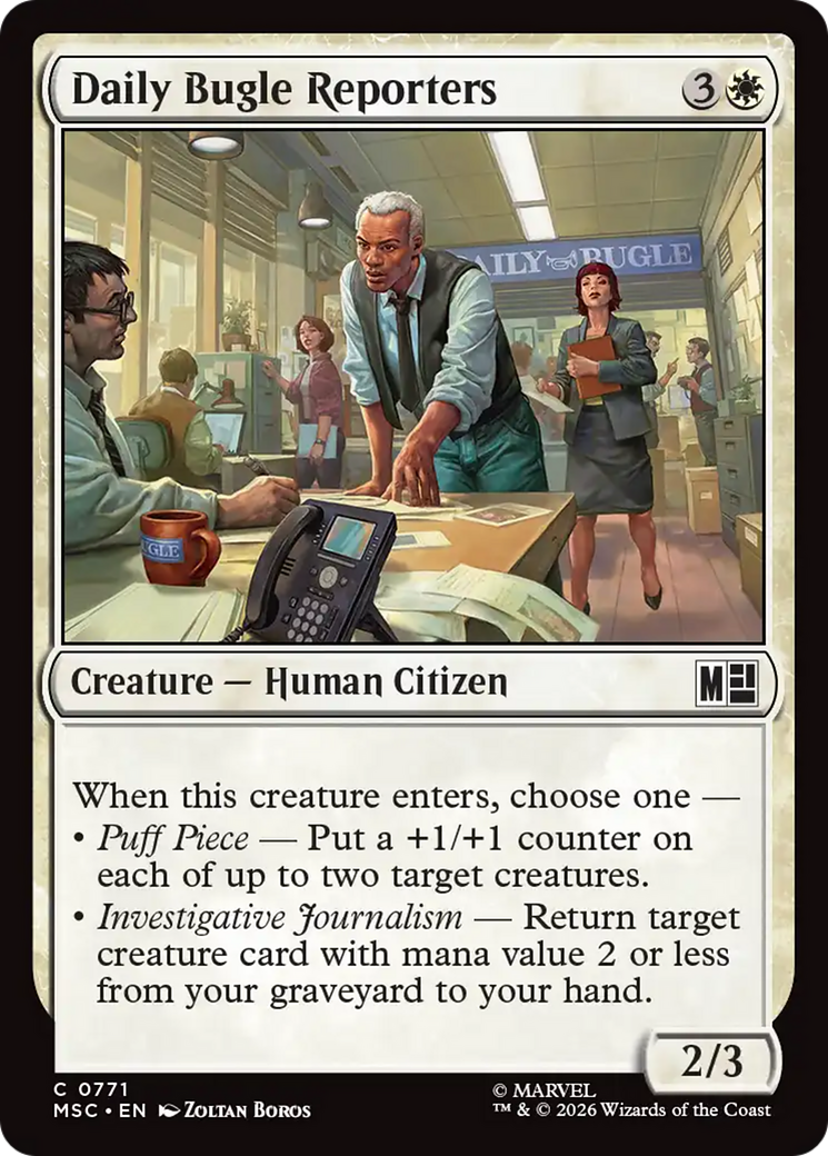 Daily Bugle Reporters [Marvel Super Heroes Commander] | Game Master's Emporium (The New GME)