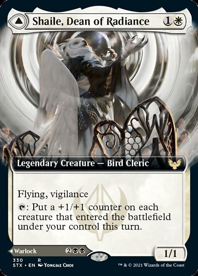 Shaile, Dean of Radiance // Embrose, Dean of Shadow (Extended Art) [Strixhaven: School of Mages] | Game Master's Emporium (The New GME)