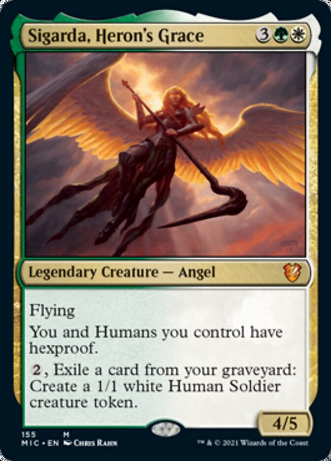 Sigarda, Heron's Grace [Innistrad: Midnight Hunt Commander] | Game Master's Emporium (The New GME)