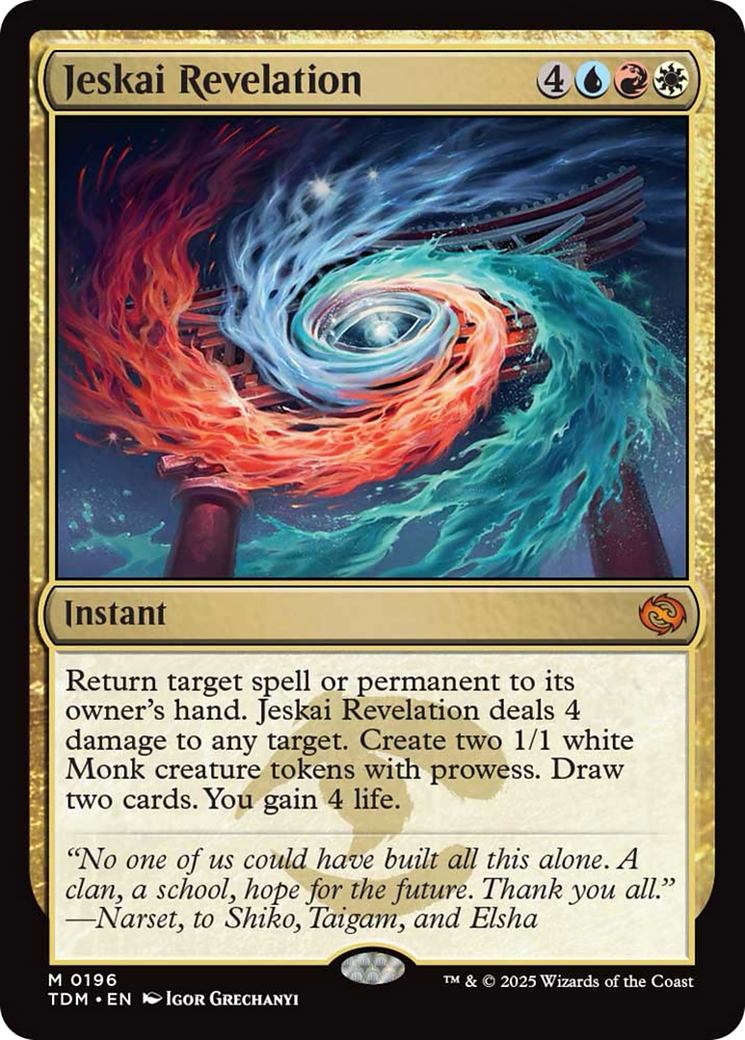 Jeskai Revelation [Tarkir: Dragonstorm] | Game Master's Emporium (The New GME)