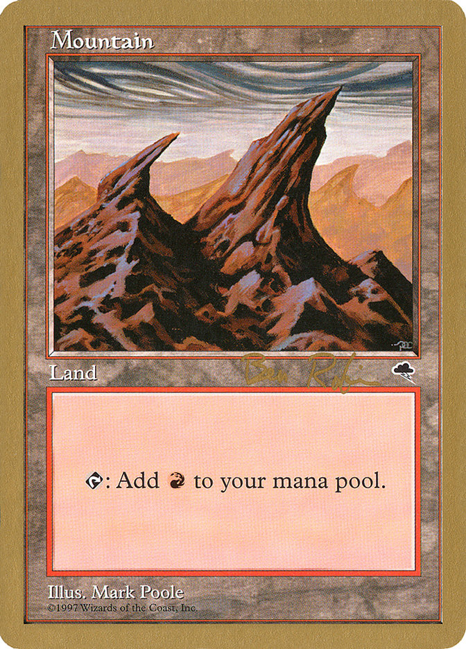 Mountain (br344) (Ben Rubin) [World Championship Decks 1998] | Game Master's Emporium (The New GME)