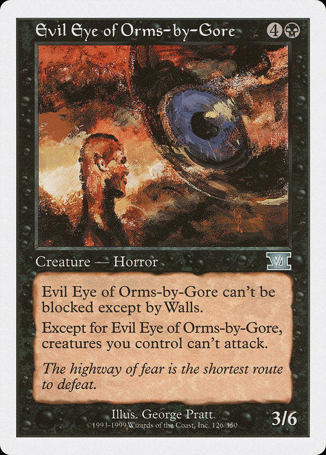 Evil Eye of Orms-by-Gore [Classic Sixth Edition] | Game Master's Emporium (The New GME)