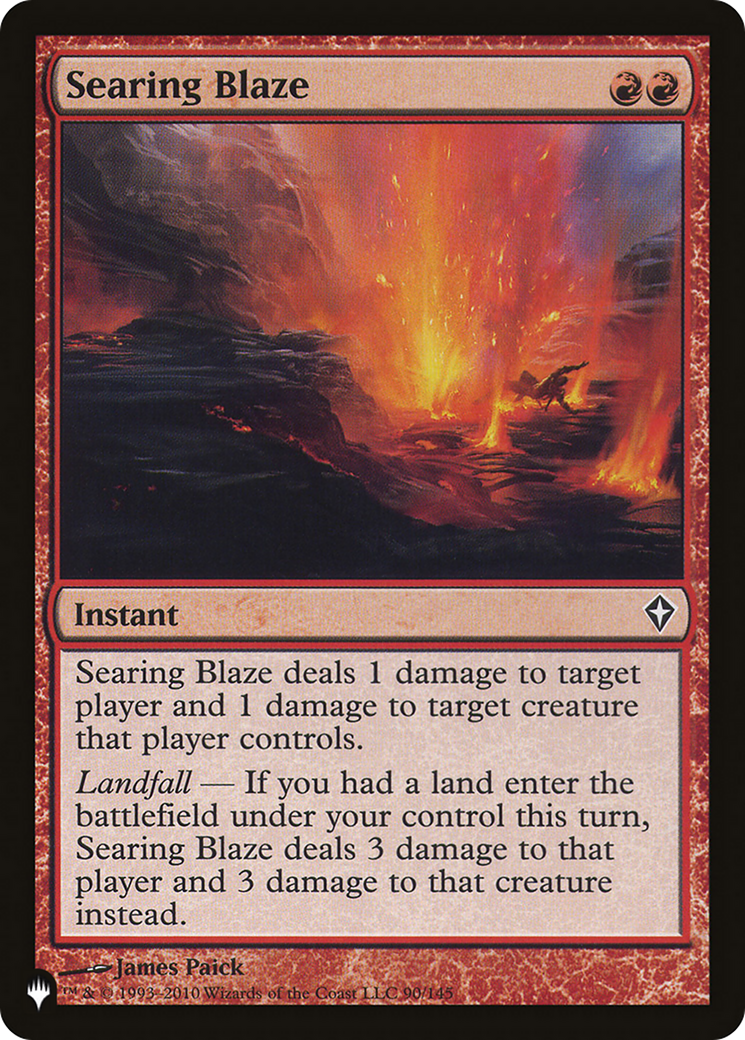 Searing Blaze [The List] | Game Master's Emporium (The New GME)