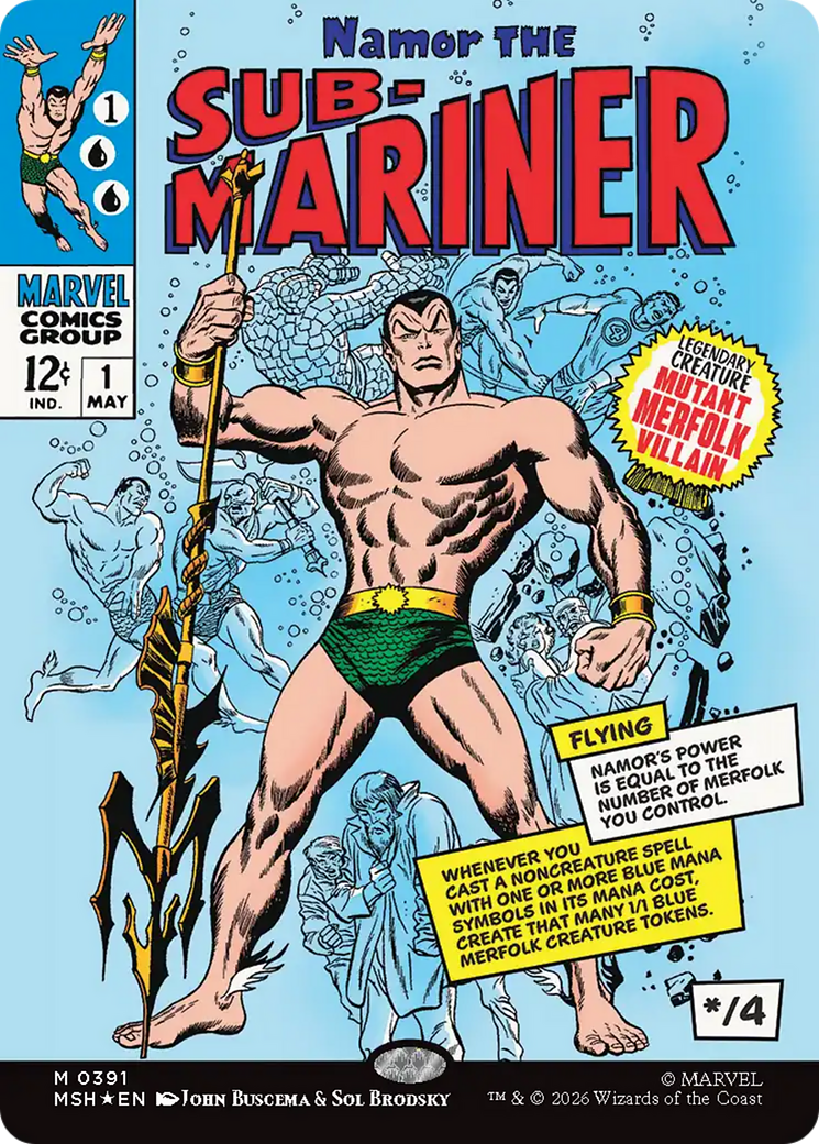 Namor The Sub-Mariner (Borderless) [Marvel Super Heroes] | Game Master's Emporium (The New GME)