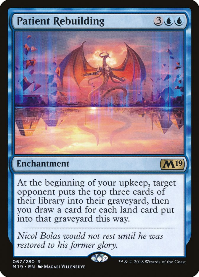 Patient Rebuilding [Core Set 2019] | Game Master's Emporium (The New GME)