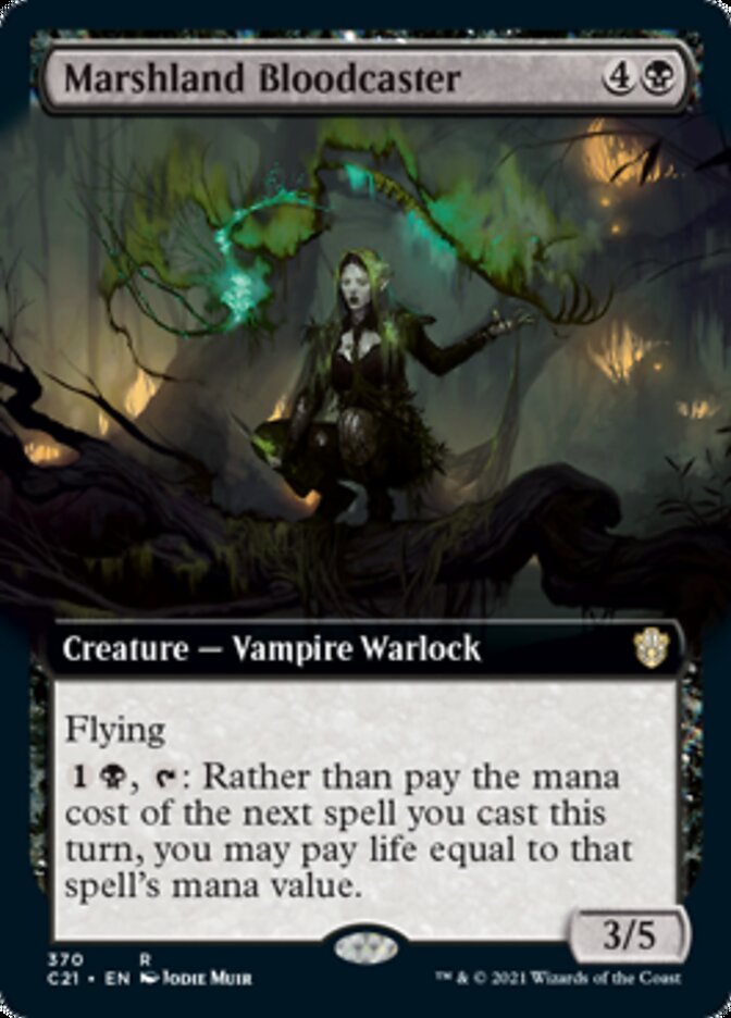 Marshland Bloodcaster (Extended Art) [Commander 2021] | Game Master's Emporium (The New GME)