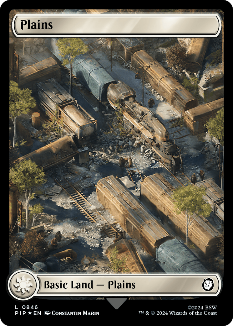 Plains (0846) (Surge Foil) [Fallout] | Game Master's Emporium (The New GME)