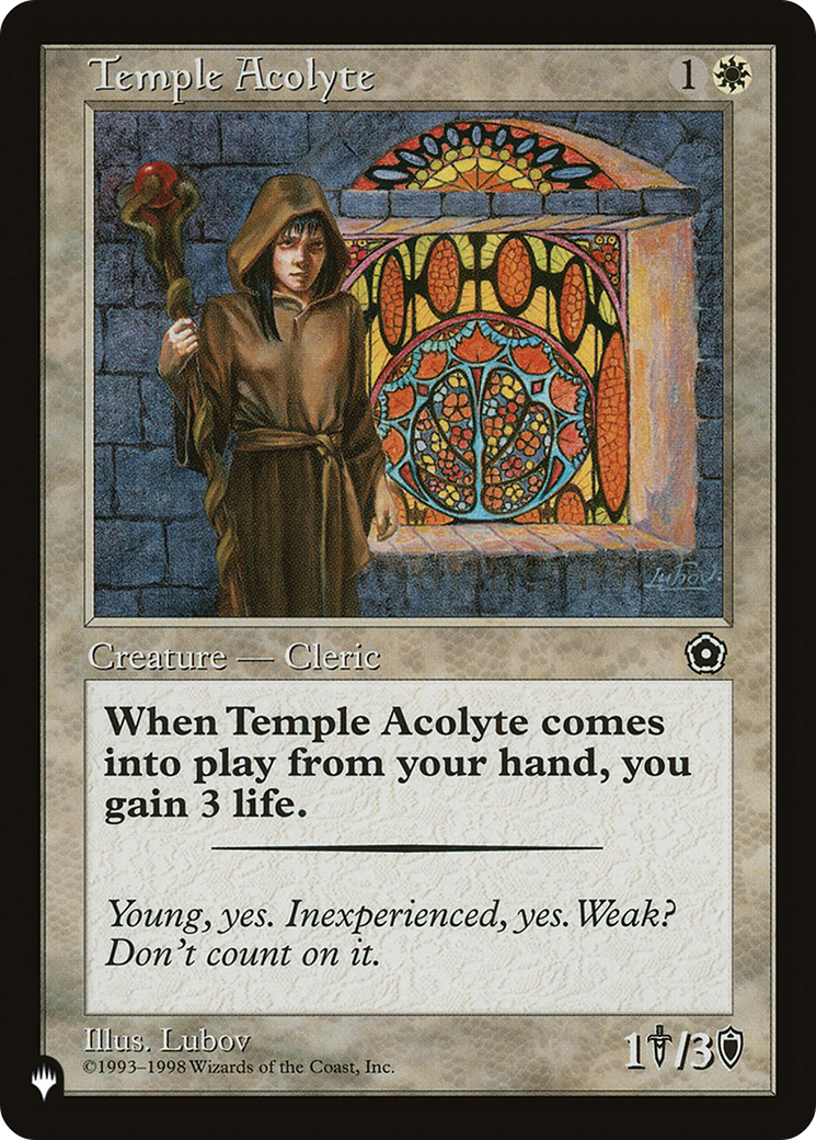 Temple Acolyte [The List] | Game Master's Emporium (The New GME)