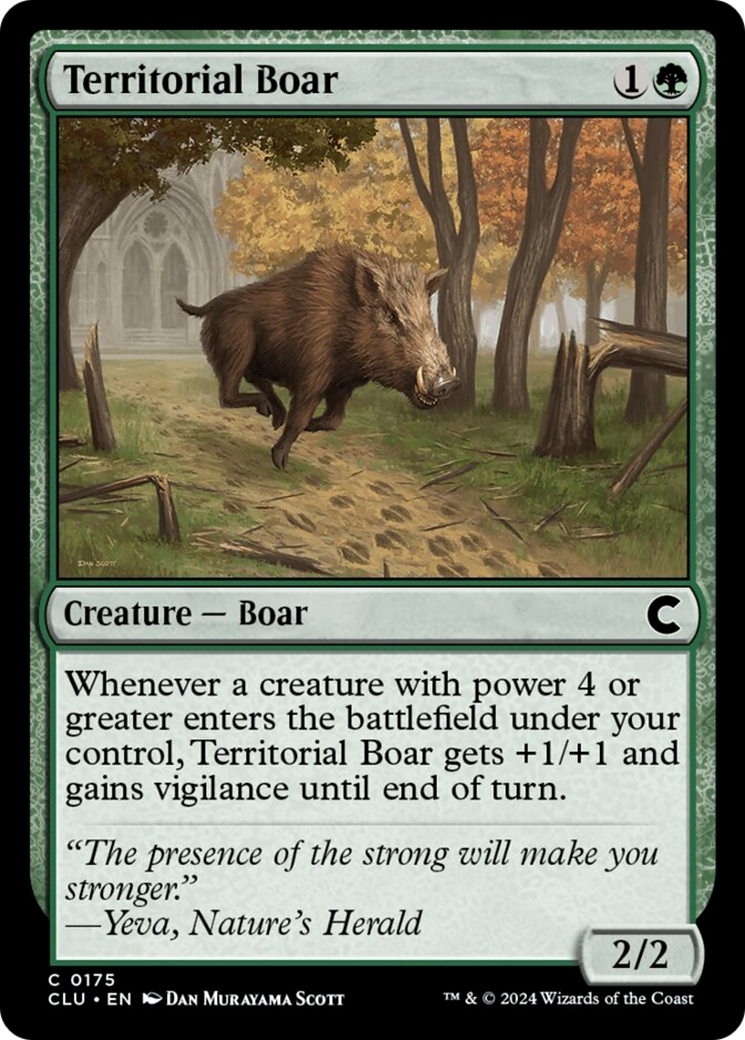 Territorial Boar [Ravnica: Clue Edition] | Game Master's Emporium (The New GME)