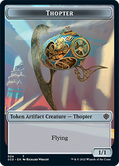 Elephant // Thopter Double-Sided Token [Starter Commander Decks] | Game Master's Emporium (The New GME)