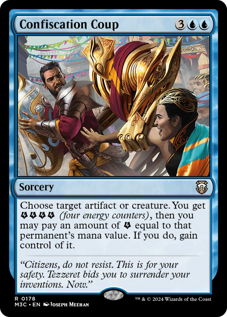 Confiscation Coup (Ripple Foil) [Modern Horizons 3 Commander] | Game Master's Emporium (The New GME)