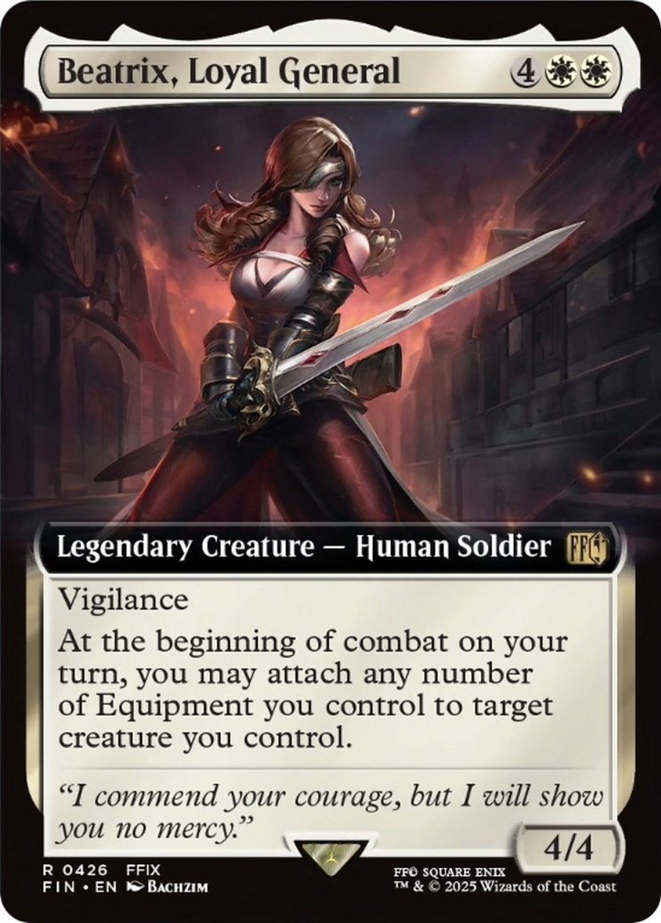 Beatrix, Loyal General (Extended Art) [FINAL FANTASY] | Game Master's Emporium (The New GME)