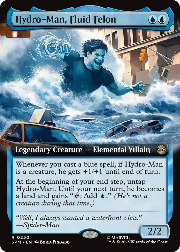 Hydro-Man, Fluid Felon (Extended Art) [Marvel's Spider-Man] | Game Master's Emporium (The New GME)