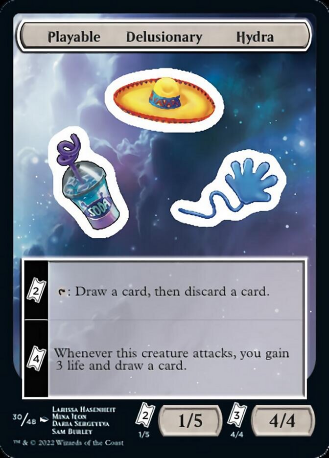 Playable Delusionary Hydra [Unfinity Stickers] | Game Master's Emporium (The New GME)